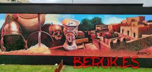 Mural Iberos Graffiti 300x100000